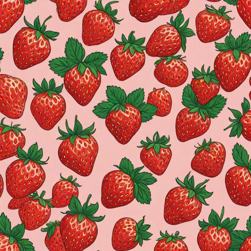 aesthetic strawberry wallpaper