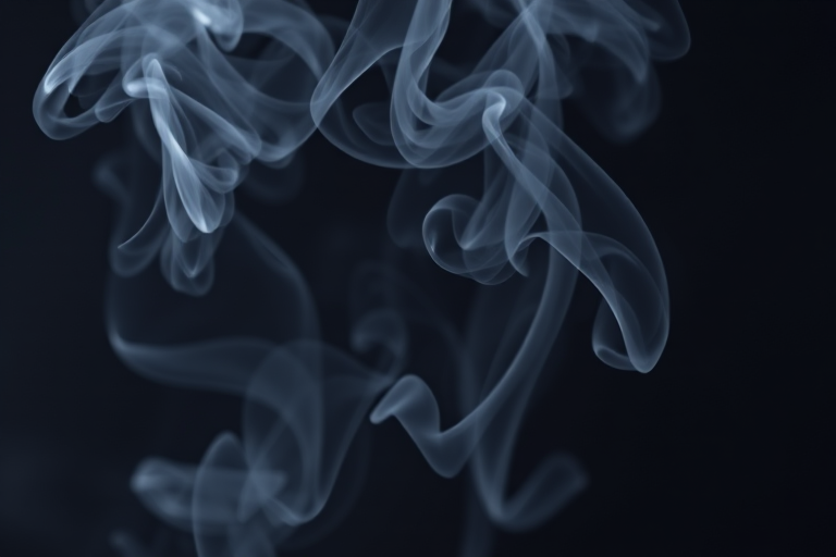 smoke no background