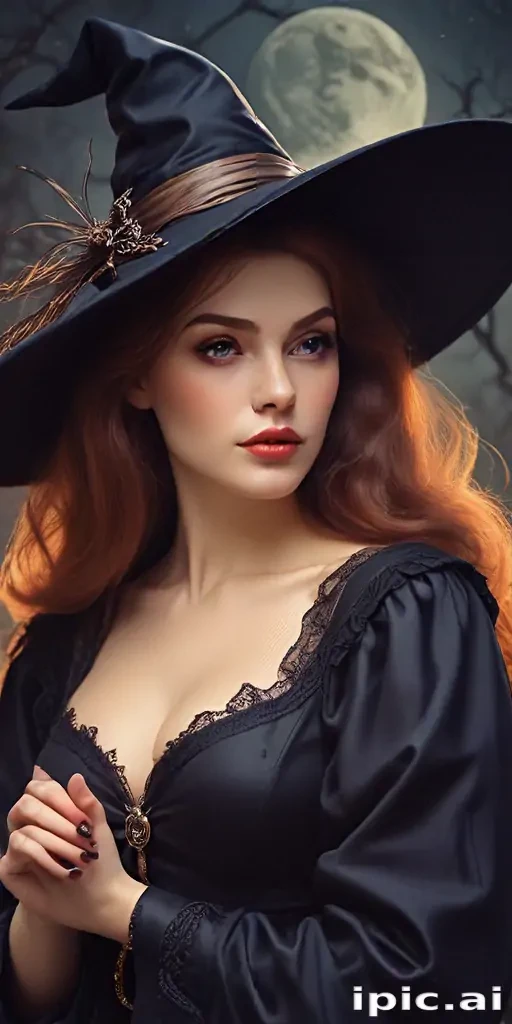 vintage witch art