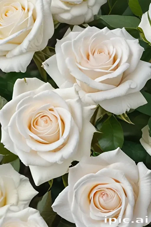 white roses png