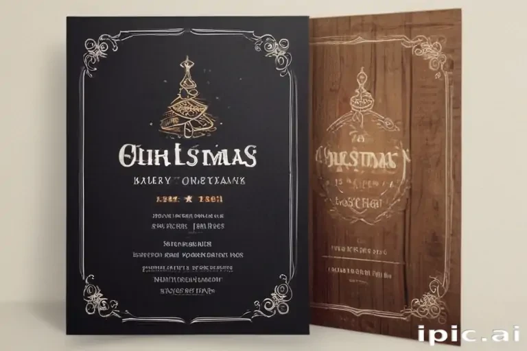 christmas card template psd