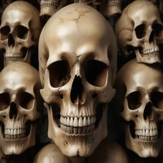 skull background