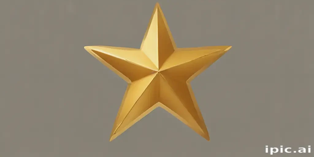 gold star sticker png