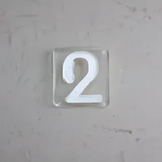 transparent numbers