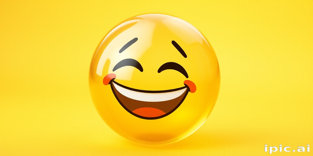 transparent laughing emoji