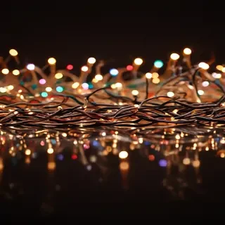 christmas lights iphone wallpaper