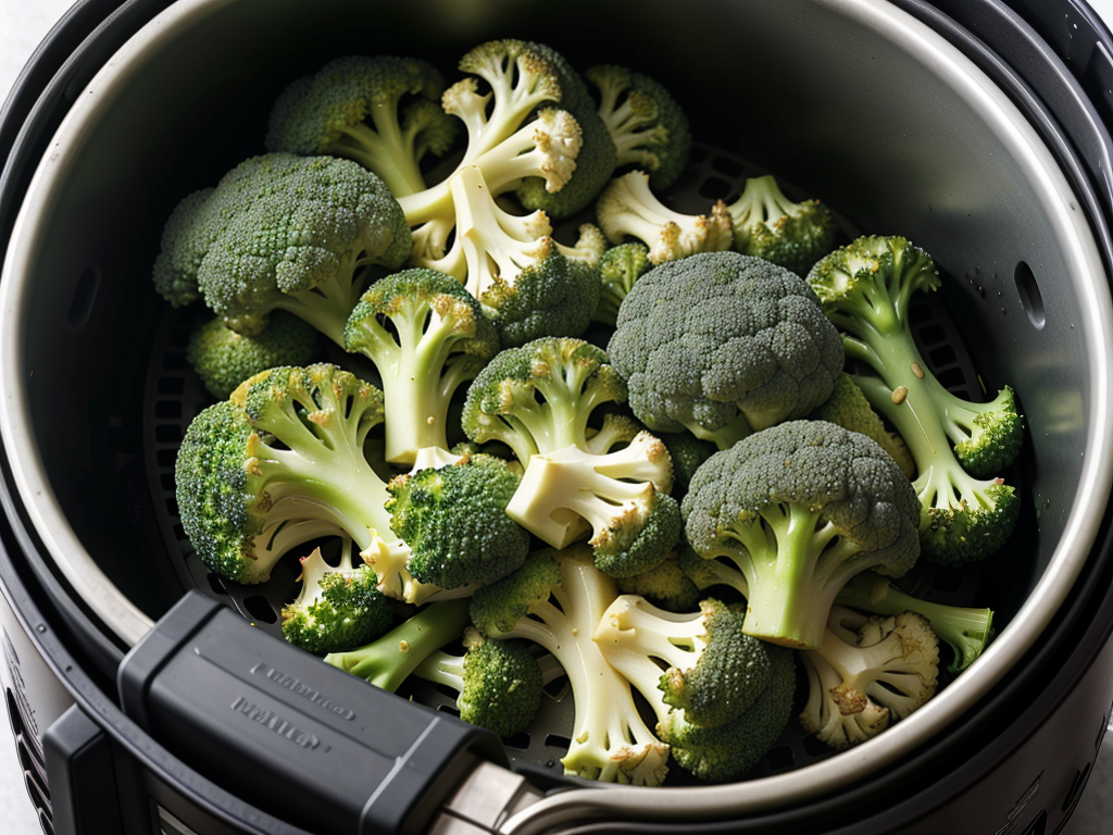 broccoli and cauliflower in air fryer