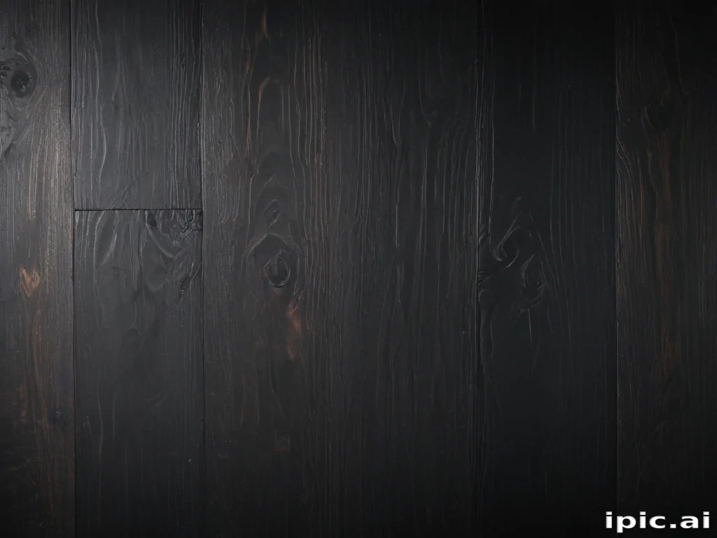wooden texture black