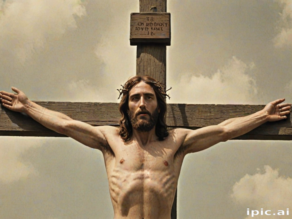 a picture of jesus on the cross