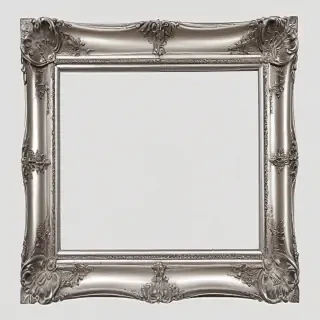 silver picture frame png