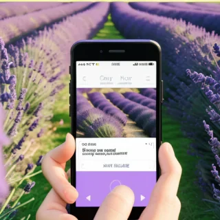 lavender phone background