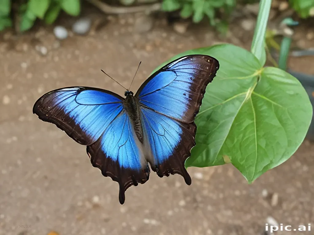 blue morpho butterfly