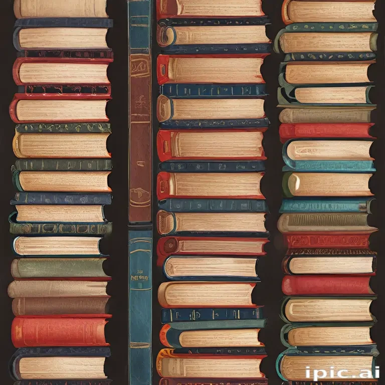 stacked books clip art