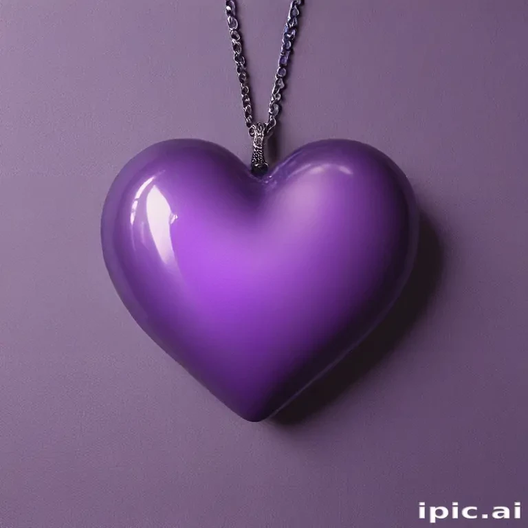 aesthetic purple heart