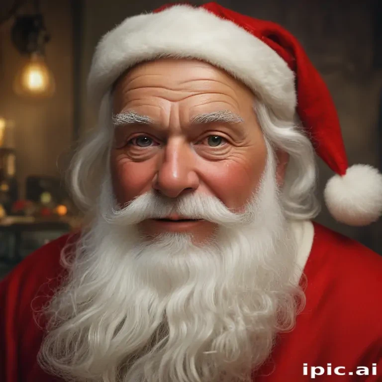 images of vintage santa