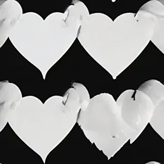 white heart