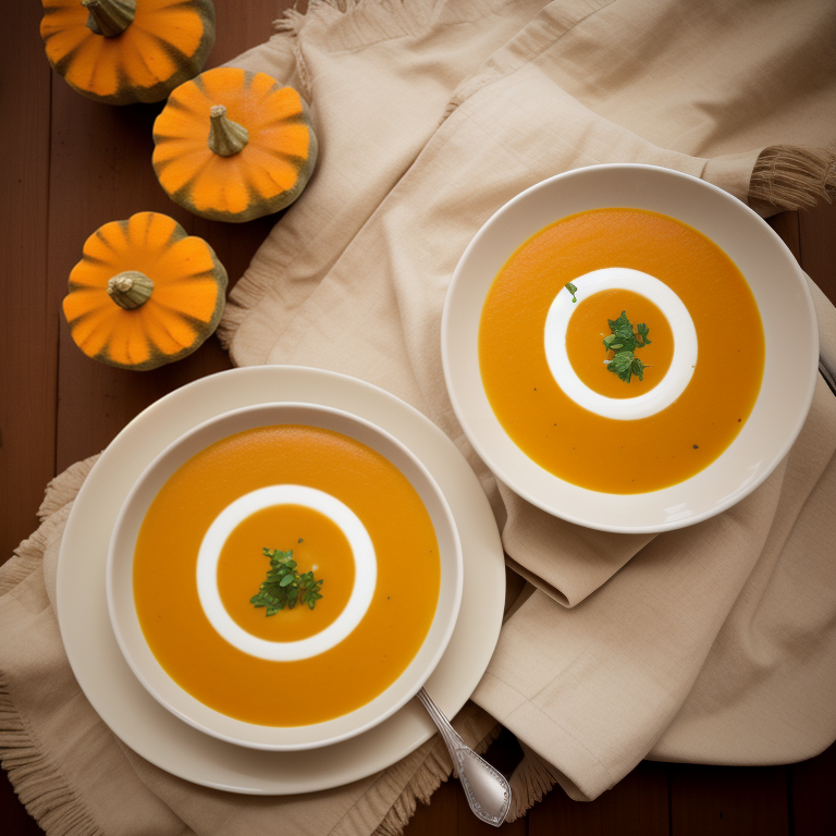 what goes with butternut squash soup