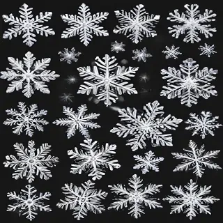 png snowflakes