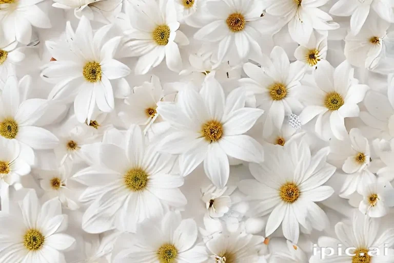 flower background white