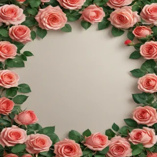 rose border png