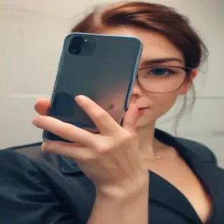 person holding phone