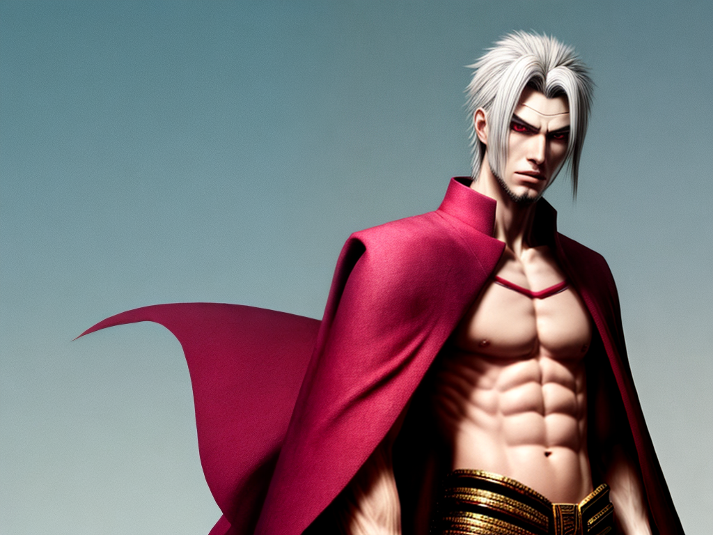 Free Ai Image Generator - High Quality and 100% Unique Images - iPic.Ai — 7  foot 6 samurai vampire with platinum hair very thin and has scars on face  anime