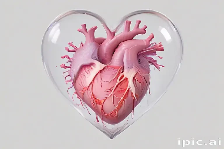 aesthetic transparent heart