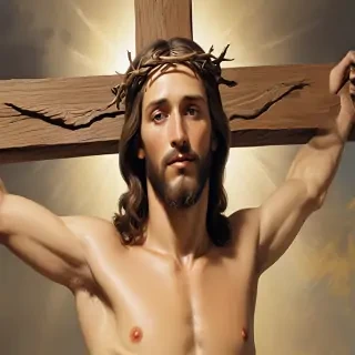 picture of jesus on cross
