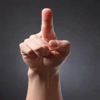 you pointing finger