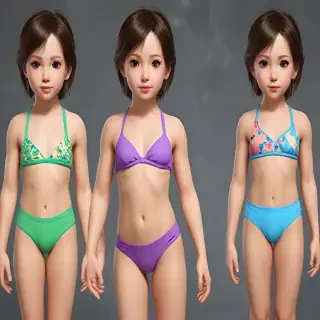 child bikini ai