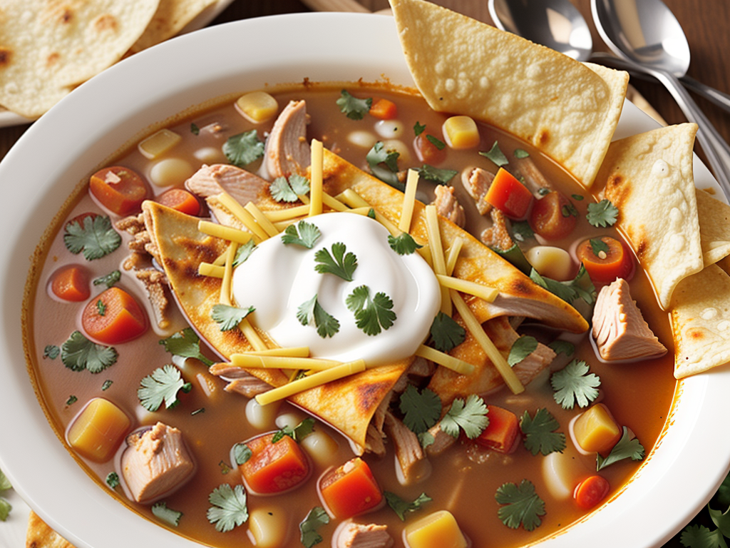 what to serve with chicken enchilada soup