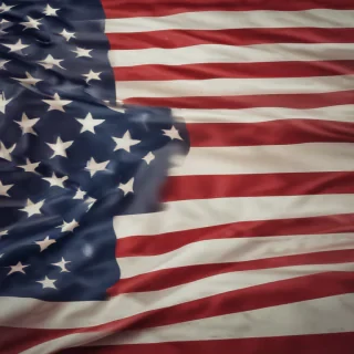 american flag aesthetic