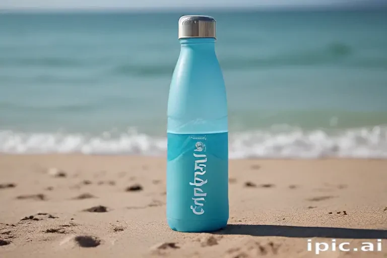 water bottle mockup