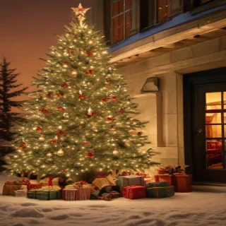 old fashioned christmas pictures