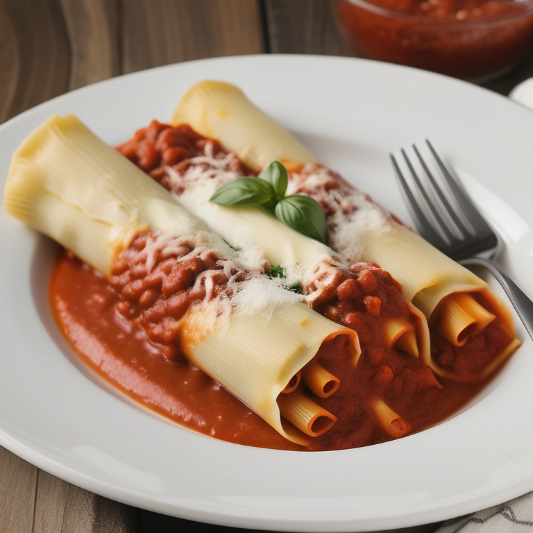 no boil manicotti with string cheese