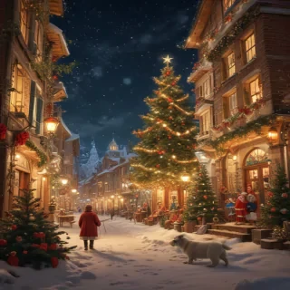 cute christmas background