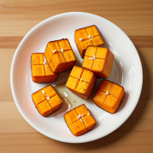 how long to air fry sweet potato cubes