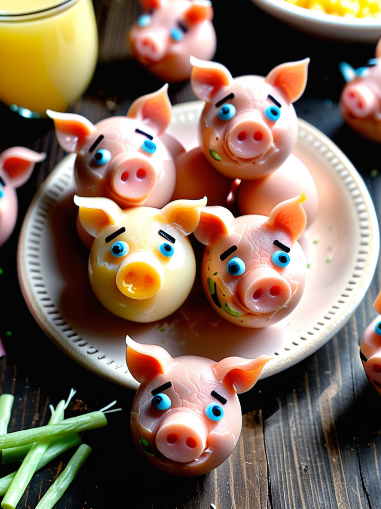 three little pigs egg bites