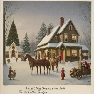 antique christmas images