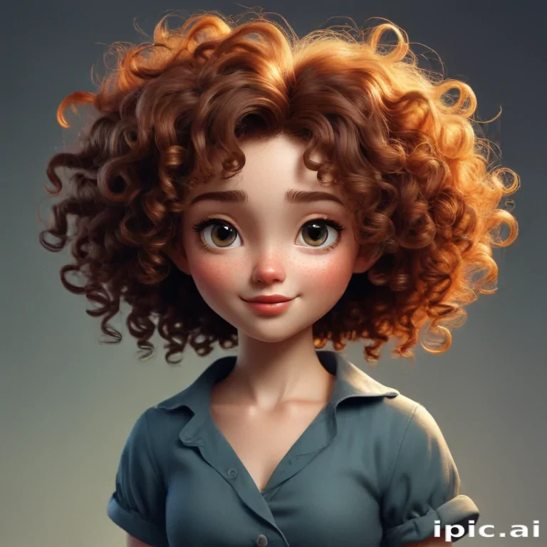 cartoon characters with curly hair