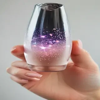 sparkling transparent