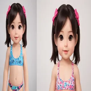 kids bikini ai