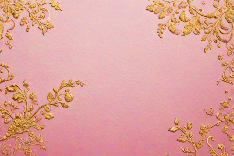 background pink and gold