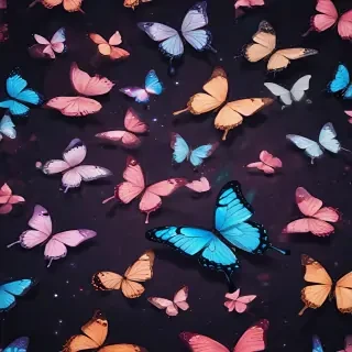 aesthetic butterfly background
