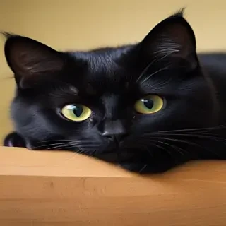 cute black cat wallpaper
