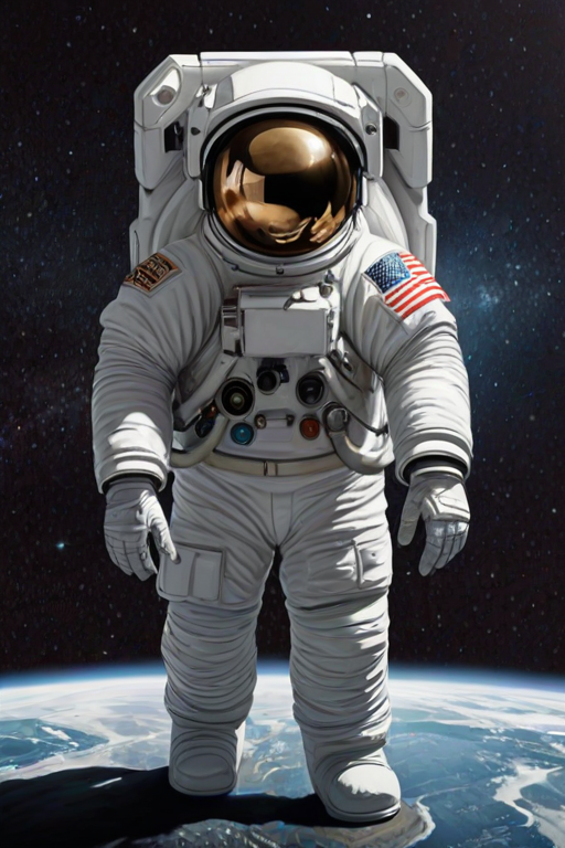 astronaut cartoon