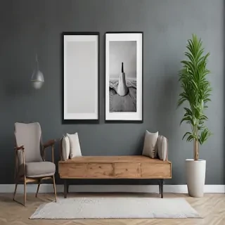 framed art mockup