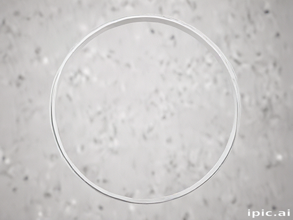 A Minimalist Representation of a Simple Circle Against a Textured ...