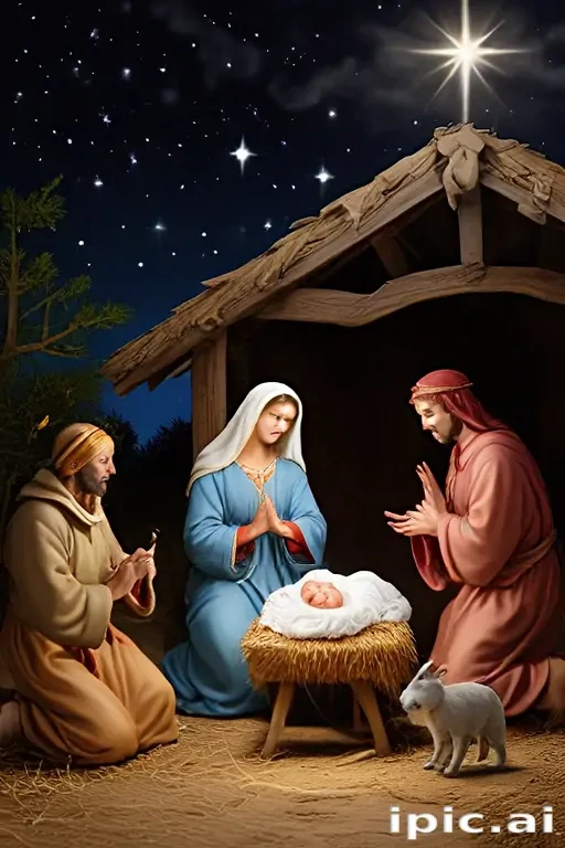 free nativity scene background images