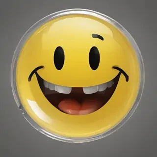 transparent smiley face